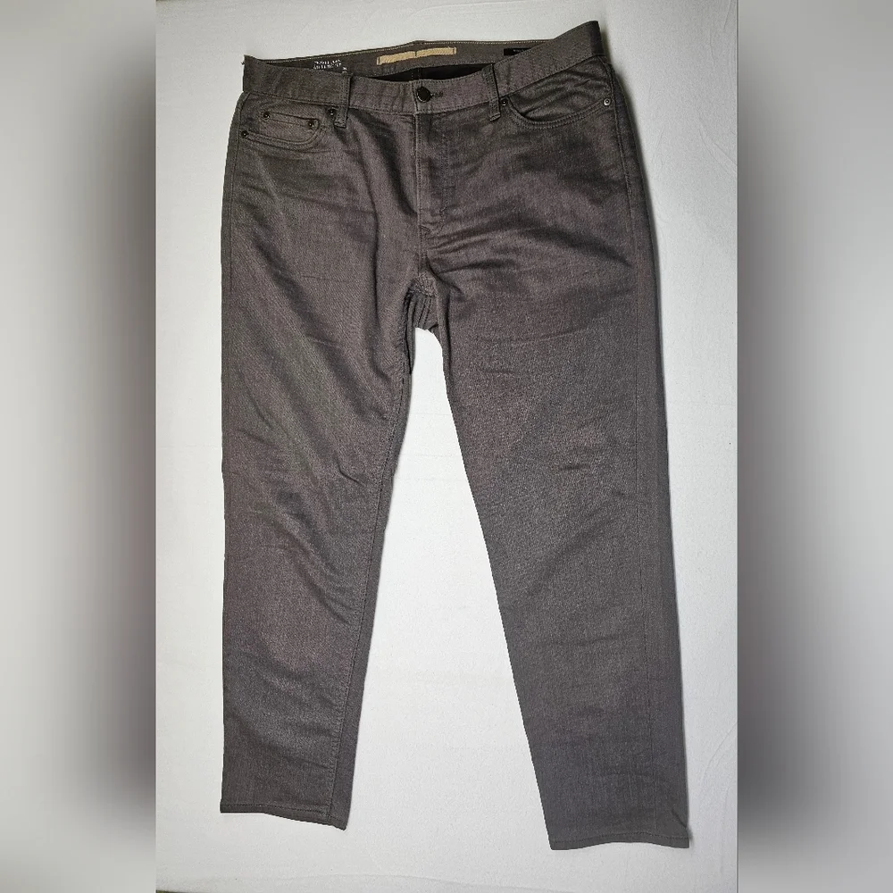 Travel Jean Athletic Fit Mens Pants Size 34x30 Brown Casual‎ Trousers